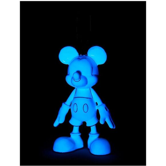 Glow in the dark mickey mouse Baublebar disney bag charm/keychain - Picture 1 of 10